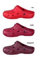chung shi DUX Clog>>>>Farbe: chilli Gr. L