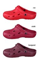 chung shi DUX Clog burgund Gr.,39-40,