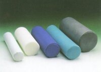 Lagerungsrolle 15x40cm m.,Kunstlederbezug,weiß,