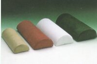 Lagerungshalbrolle 50x18x9cm,m.Kunstlederbezug,weiß,