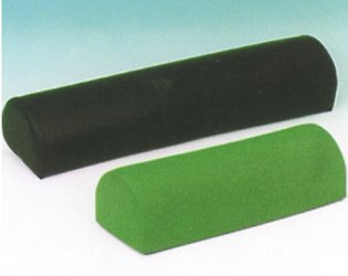 Lagerungsdreiviertelrolle 50x,15x11cm m.Kunstlederbezug,weiß,