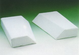 Seitenlagerungskeil 30° links,60x30/40x12cm,m.KL-Bezug,weiß,