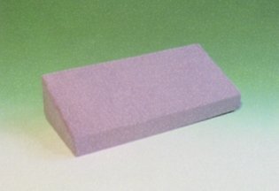 Matr.-Seitenlagerungskeil 30°,65x30x17/7cm,m.KL-Bezug,weiß,