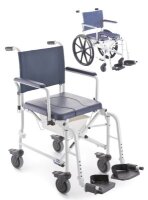 Dusch- und Toilettenrollstuhl INVACARE H263 LIMA mit Topf...