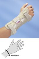 Handgelenkbandage Actimove Manus Comfort schwarz>>>>Gr. S/M links