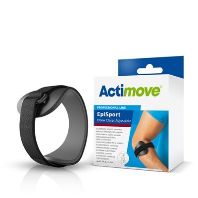 Actimove EpiSport Ellenbogenspange, schwarz>>>>Gr. M