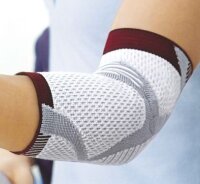 Ellenbogenbandage Actimove EpiMotion, weiß-grau-bordeaux>>>>Gr. XS
