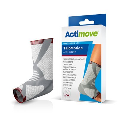 Sprunggelenkbandage Actimove TaloMotion anthrazit>>>>Gr. M links