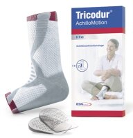 Tricodur AchilloMotion Aktiv-,Bandage weiß/grau/rot Gr.XXL,
