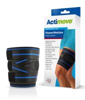 Actimove PowerMotion Obersch.-,Bandage anthrazit Gr.XL,