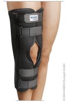 Mecron gerade Knieschiene,schwarz,Gr.S,50cm,