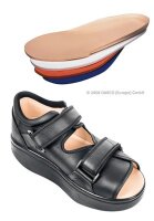 Langzeitverbandschuh WCS für Diabetiker schwarz>>>>Gr. L links