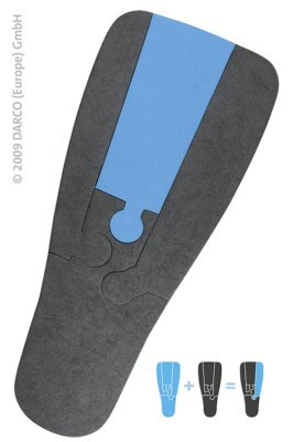 Puzzle Insole Innensohle f.,MedSurg/Pro/Relief Dual Gr.MM,