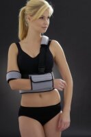 Flow Schulterbandage grau/,schwarz Gr.I,