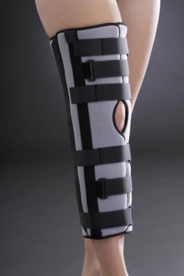 Knielagerungsschiene Flow gerade grau/schwarz>>>>50 cm