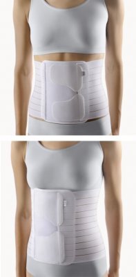 Bort Thorax-Abdominal-Stütze PostOban weiß>>>>Ausf.: Höhe 26 cm Gr. 2