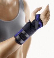Bort ManuStabil kurz Hand-,gelenkbandage rechts grau Gr.L,