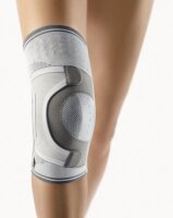 Bort Asymmetric Kniebandage,links silber Gr.3,