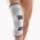 Bort Asymmetric Kniebandage,links silber Gr.3,