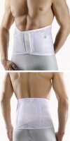 Bort Rückenbandage VarioBasic, ohne Pelotte>>>>Farbe: weiß Gr. M