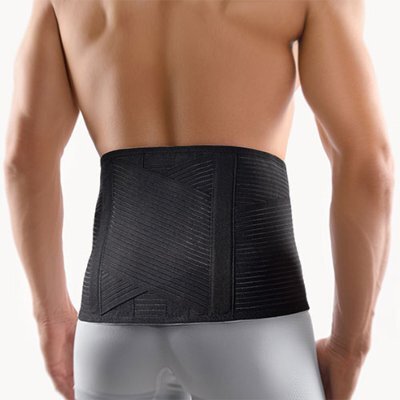 Bort Rückenbandage VarioBasic, ohne Pelotte>>>>Farbe: weiß Gr. XL