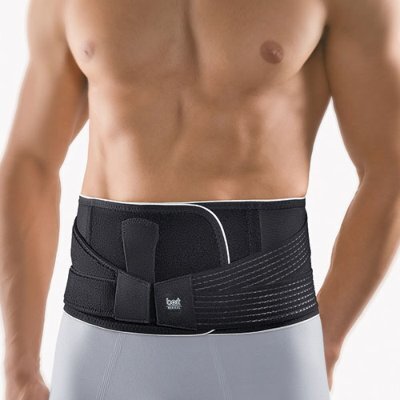 Bort Rückenbandage Vario, mit Pelotte, grau>>>>Gr. M