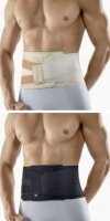 Bort Rückenbandage Vario, mit Pelotte, grau>>>>Gr. XL