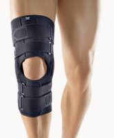 Bort Kniebandage StabiloPro offene Form mit Gelenk, grau>>>>Gr. 2