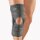 Bort Kniebandage StabiloPro offene Form mit Gelenk, grau>>>>Gr. 6