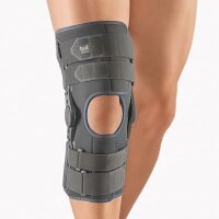 Bort StabiloPro Kniebandage,m.Gelenk offen grau Gr.2+,