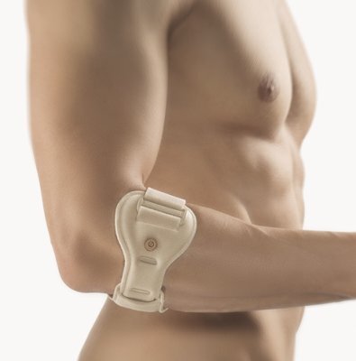 Bort Epicondylitisbandage EpiContur mit 1 Pelotte, universal>>>>Farbe: grau