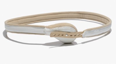 Bort Federbruchband HerniaFix, runde Pelotte, lange Feder, beige>>>>90 cm links