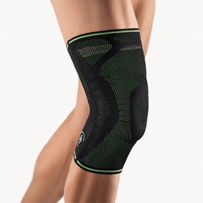 Bort Kniebandage StabiloGen Sport schwarz-grün>>>>Gr. 6+