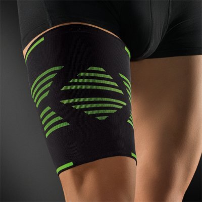 Bort Oberschenkelstütze ActiveColor Sport schwarz-grün>>>>Gr. S