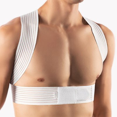 Bort Geradehalter StabiloFix, elastisch>>>>Farbe: weiß Gr. 2