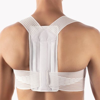 Bort Geradehalter StabiloFix, elastisch>>>>Farbe: weiß Gr. 3