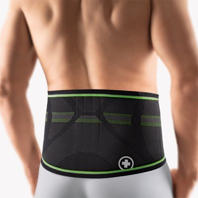 Bort StabiloBasic Sport,Rückenbandage schw./grün Gr.1,