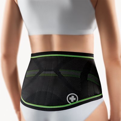 Bort Rückenbandage StabiloBasic Lady Sport schwarz-grün>>>>Gr. 5