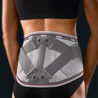 Bort Rückenbandage select Stabilo Lady mit Pelotte silber>>>>Gr. 4