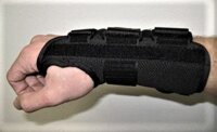 Handgelenkschiene schwarz,links large(Ruthner),