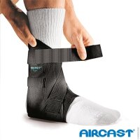 Sprunggelenkorthese AIRCAST Airgo schwarz>>>>Gr. L links