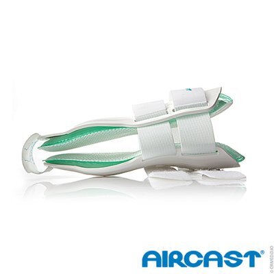 Sprunggelenkschiene AIRCAST Air-Stirrup II weiß>>>>Gr. S links