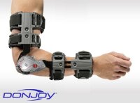 Ellenbogenorthese DONJOY X-Act ROM Elbow, schwarz-grau, universal>>>>rechts