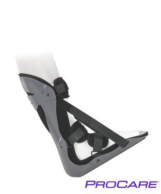 Lagerungsschiene Plantar Fasciitis Night Splint PROCARE grau-schwarz>>>>Gr. M