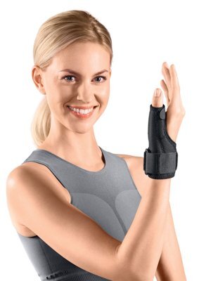 RHIZO-HIT CLASSIC,Daumenorthese schwarz Gr.L,