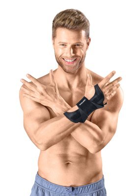MANU-X Handgelenkbandage,platinum Gr.2,