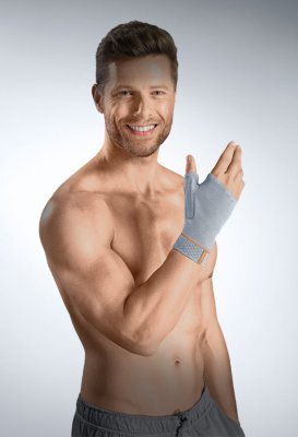 Flexible Daumenstütze>>>>Farbe: platinum  Gr. S