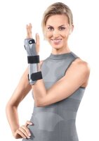 MANU-CAST DORSAL Handortheselinks schwarz Gr.S
