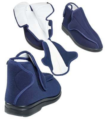 Reha-Schuh SaniCabrio,marineblau Gr.42(Promed),