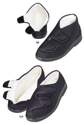 Reha Schuh GentleWalk Hi, Fell-Futter,schwarz>>>>Gr. 41